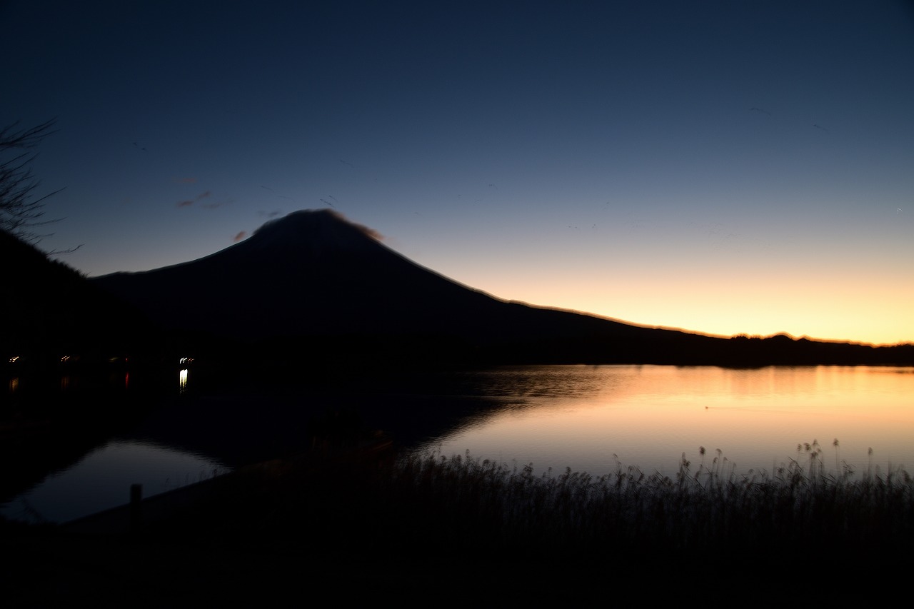 富士山と初日の出！　初日の出を見に田貫湖に行ってみた（静岡県富士宮市）